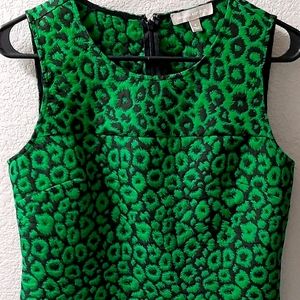 LAST CHANCE Banana Republic Emerald Leopard Shell Vest 6
